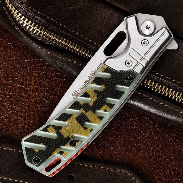 Складаний ніж Smith & Wesson Camo G10 0521 фото