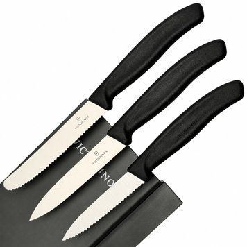 Набір кухонних ножів Victorinox Paring Set 3 шт 6.7113.34 фото