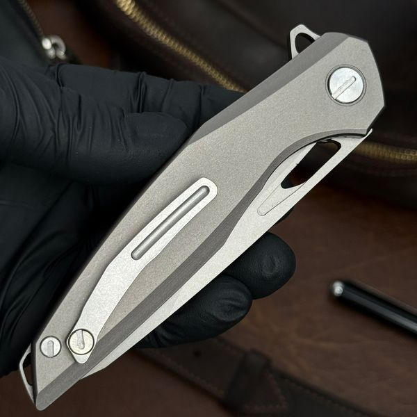 Складний ніж Shirogorov Knives Титан ( дерево) Титан ( дерево) фото