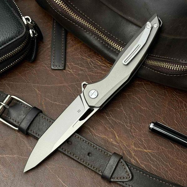 Складний ніж Shirogorov Knives Титан ( дерево) Титан ( дерево) фото