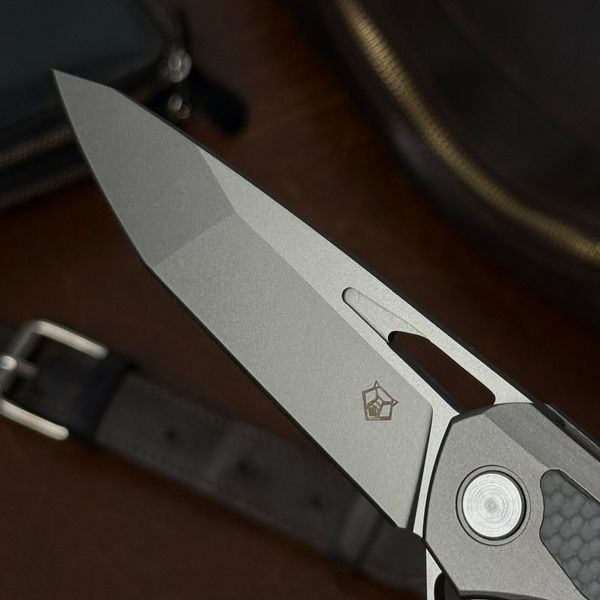 Складний ніж Shirogorov Knives Титан ( карбон) Титан К фото