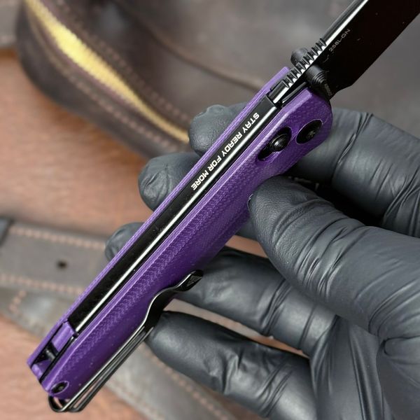 Складаний ніж SRM Terrier 258L-GN фіолетовий 258L-GN фото