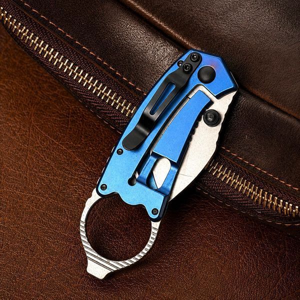 Складний ніж Kershaw з кільцем для хвата  Kershaw з кільцем фото