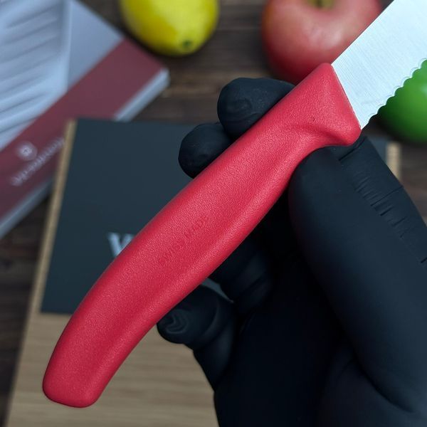 Ніж Victorinox Swiss Classic Steak & Pizza, 11 см (червоний) 67231.С1 фото