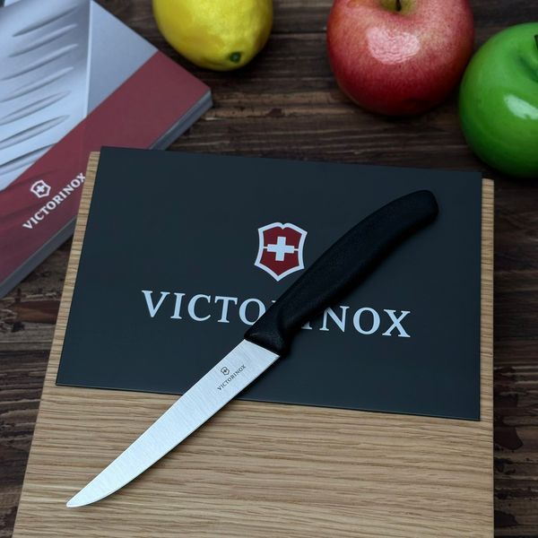 Ніж для стейка Victorinox Swiss Classic 11 см (чорний) 67203 фото